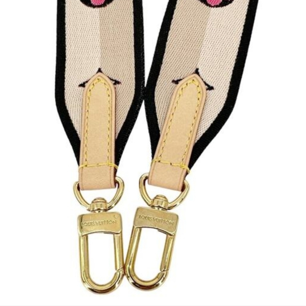 LIKE NEW! Authentic Louis Vuitton LV Monogram Bandoulière JACQUARD GUITAR Strap - Picture 6 of 9
